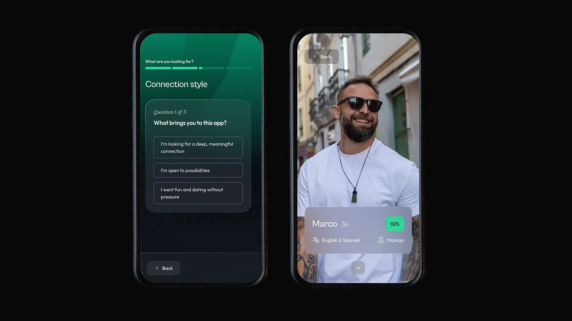 IDLING compatibility questionnaire and matching process